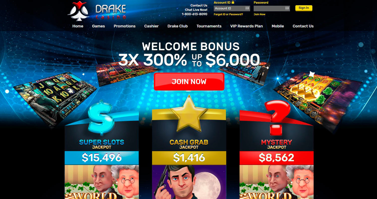 Drake casino no deposit bonus codes july 2018