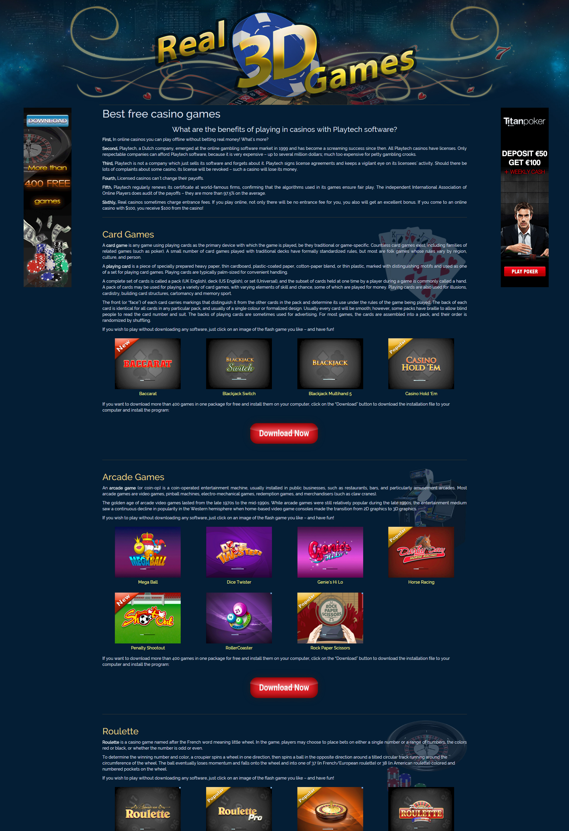 Best online casino website design